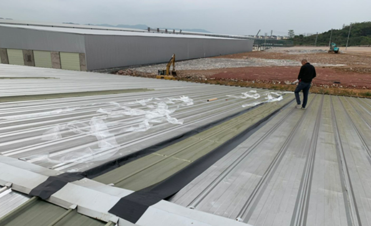 港闸厂房屋面防水维修案例